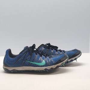 Nike Zoom Victory 2 Track Spikes Blue Teal Size 11 Men’s 605506-434 Racing Shoes